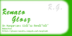 renato glosz business card
